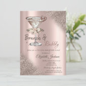 マルティーニハートグリッター《写真》ぼけ味ブランチ&バブリー 招待状 (スタンド正面)