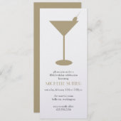 マルティーニパーティの招待状 招待状 (正面/裏面)