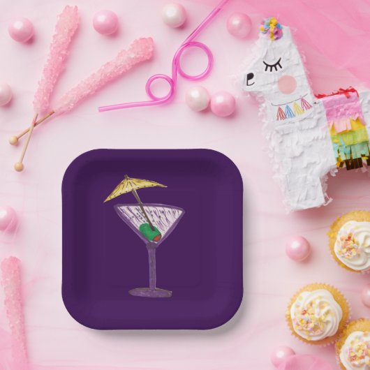 マルティーニパーティー ペーパープレート (パーティー)