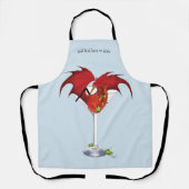 マルティーニファンタジーレッドドラゴン エプロン (正面)