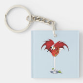 マルティーニファンタジーレッドドラゴン キーホルダー (正面)