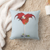 マルティーニファンタジーレッドドラゴン クッション (ブランケット)