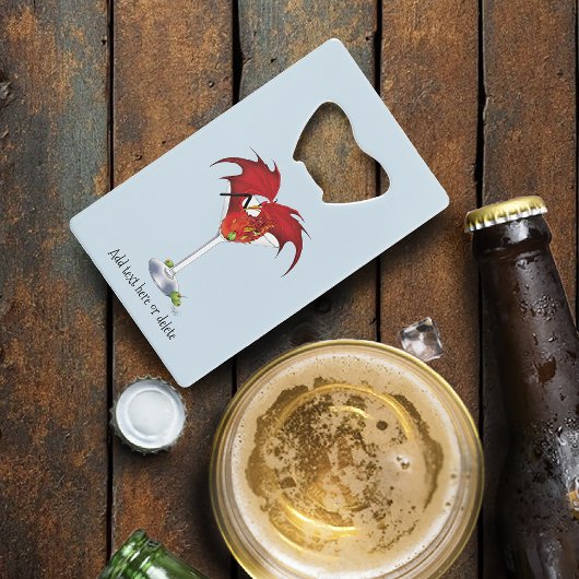 マルティーニファンタジーレッドドラゴン クレジットカード栓抜き