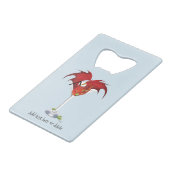 マルティーニファンタジーレッドドラゴン クレジットカード栓抜き (正面アングル)