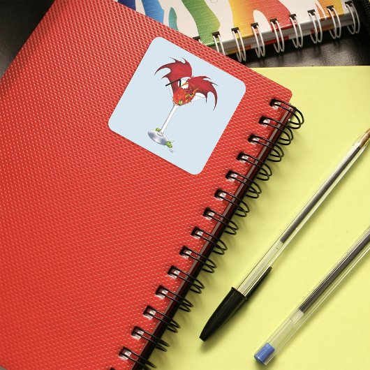 マルティーニファンタジーレッドドラゴン スクエアシール