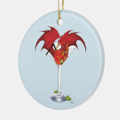 マルティーニファンタジーレッドドラゴン セラミックオーナメント (左)