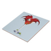 マルティーニファンタジーレッドドラゴン タイル (側面)
