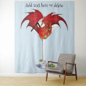 マルティーニファンタジーレッドドラゴン タペストリー (インサイチュ)