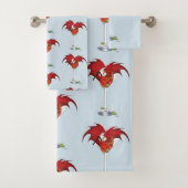 マルティーニファンタジーレッドドラゴン バスタオルセット (インサイチュ)