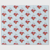 マルティーニファンタジーレッドドラゴン ラッピングペーパー (フラット)