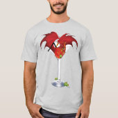 マルティーニファンタジーレッドドラゴン Tシャツ (正面)