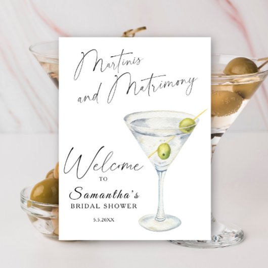 マルティーニブライダルシャワーへようこそ ポスター