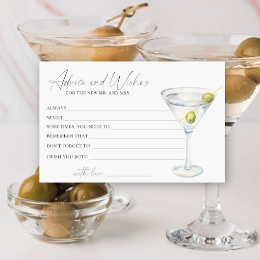 マルティーニブライダルシャワーアドバイスとウィッシュ 便箋