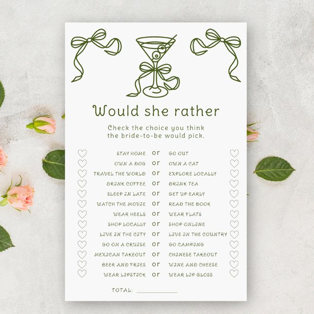 マルティーニブライダルシャワー彼女はむしろゲームをする (クリエイターアップロード済み)