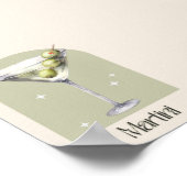 マルティーニプリント | バーデコールカクテルポスター ポスター (角)