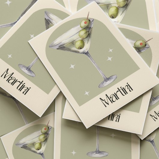 マルティーニプリント | バーデコールカクテルポスター ポスター