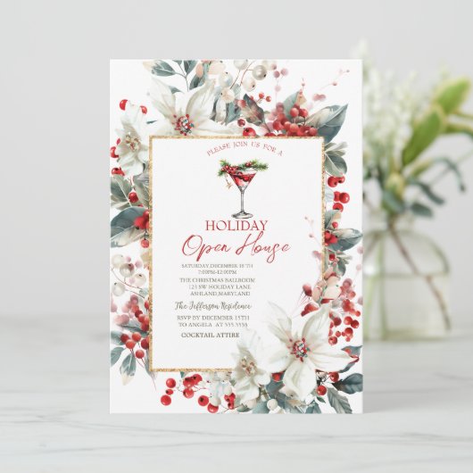 マルティーニホワイトポインセティアホリデーオープンハウス 招待状 (スタンド正面)