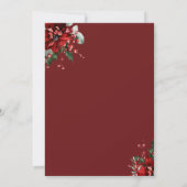 マルティーニホワイトポインセティアホリデーオープンハウス 招待状 (裏面)