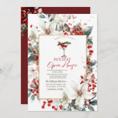マルティーニホワイトポインセティアホリデーオープンハウス 招待状 (正面/裏面)