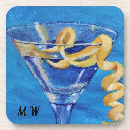 マルティーニレモンツイスト コースター (正面)