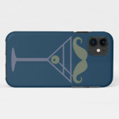 マルティーニ口ひげカスタムiPhoneケース Case-Mate iPhoneケース (裏面(横))