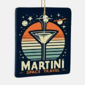 マルティーニ宇宙トラベルリフトオフロゴ セラミックオーナメント (右)
