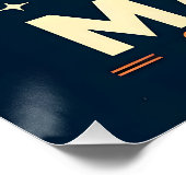 マルティーニ宇宙トラベルリフトオフロゴ ポスター (コーナー)