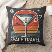 マルティーニ宇宙トラベル1957宇宙エージロゴ クッション (ブランケット)