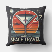 マルティーニ宇宙トラベル1957宇宙エージロゴ クッション (裏面)