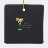 マルティーニ宇宙トラベル1957宇宙エージロゴ セラミックオーナメント (裏面)