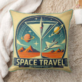 マルティーニ宇宙トラベル1957新しい世界のロゴ クッション (ブランケット)