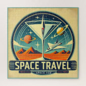 マルティーニ宇宙トラベル1957新しい世界のロゴ ジグソーパズル (縦)