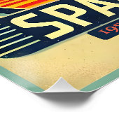 マルティーニ宇宙トラベル1957新しい世界のロゴ ポスター (コーナー)