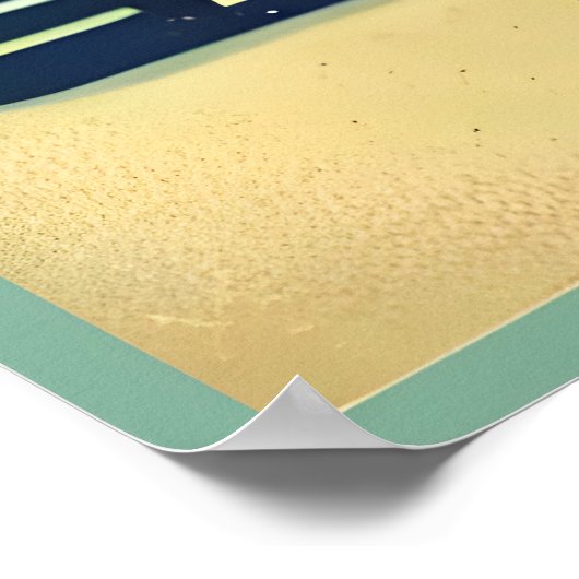 マルティーニ宇宙トラベル1957新しい世界のロゴ ポスター (角)