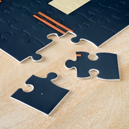 マルティーニ宇宙旅行ポスター撮影地 ジグソーパズル (側面)