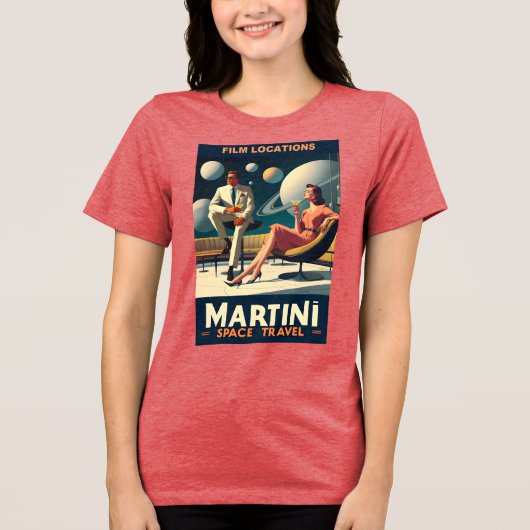 マルティーニ宇宙旅行ポスター撮影地 トライブレンドＴシャツ (正面)