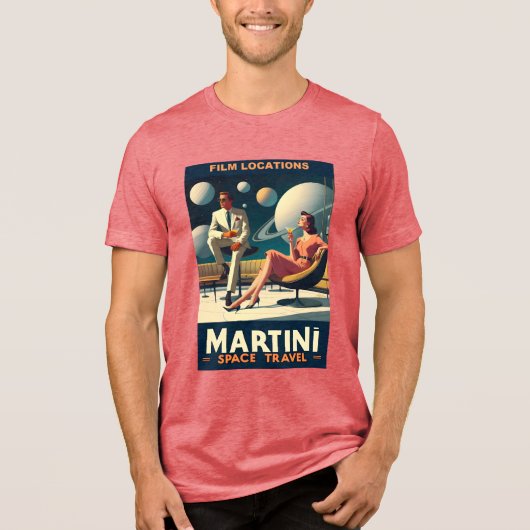 マルティーニ宇宙旅行ポスター撮影地 トライブレンドＴシャツ (正面)