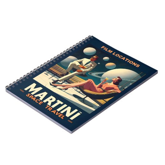 マルティーニ宇宙旅行ポスター撮影地 ノートブック (左側)