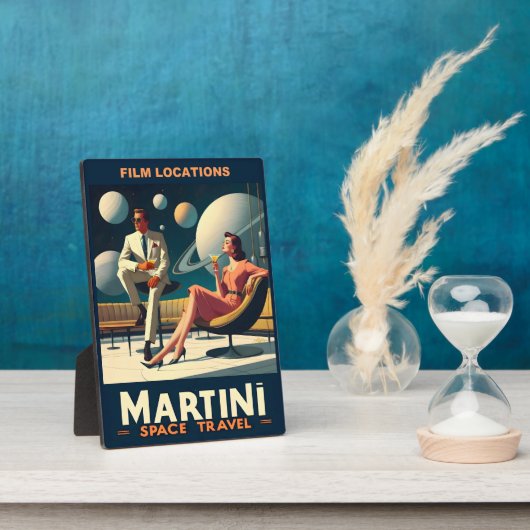 マルティーニ宇宙旅行ポスター撮影地 フォトプラーク (側面)