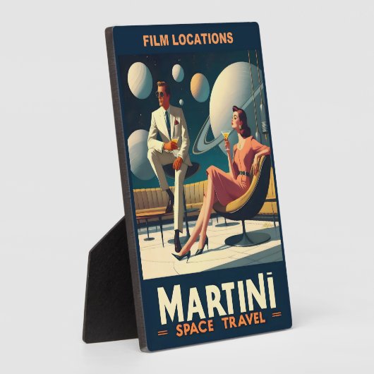 マルティーニ宇宙旅行ポスター撮影地 フォトプラーク (側面)
