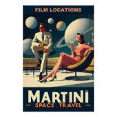 マルティーニ宇宙旅行ポスター撮影地 ポスター (正面)