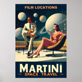 マルティーニ宇宙旅行ポスター撮影地 ポスター