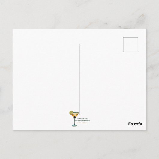 マルティーニ宇宙旅行ポスター撮影地 ポストカード (裏面)