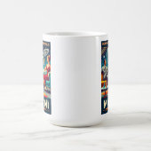 マルティーニ宇宙旅行ポスター死のスターカクテル コーヒーマグカップ (中央)