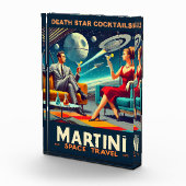 マルティーニ宇宙旅行ポスター死のスターカクテル フォトブロック (右)