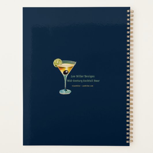 マルティーニ宇宙旅行ポスター死のスターカクテル プランナー手帳 (裏面)