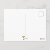 マルティーニ宇宙旅行ポスター死のスターカクテル ポストカード (裏面)