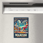 マルティーニ宇宙旅行ポスター死のスターカクテル マグネット (インサイチュ (食洗機))