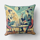 マルティーニ宇宙旅行ポスター飛行機搭乗員 クッション (裏面)