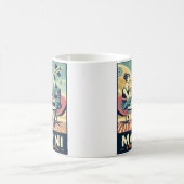 マルティーニ宇宙旅行ポスター飛行機搭乗員 コーヒーマグカップ (中央)